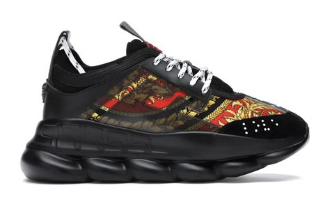 versace chain shoe|versace chain reaction twill.